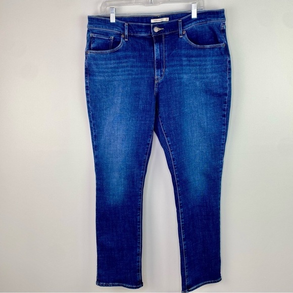 Levi’s Classic Straight Blue Jeans size 33 - Picture 3 of 11